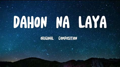 Dahon na laya meaning in tagalog